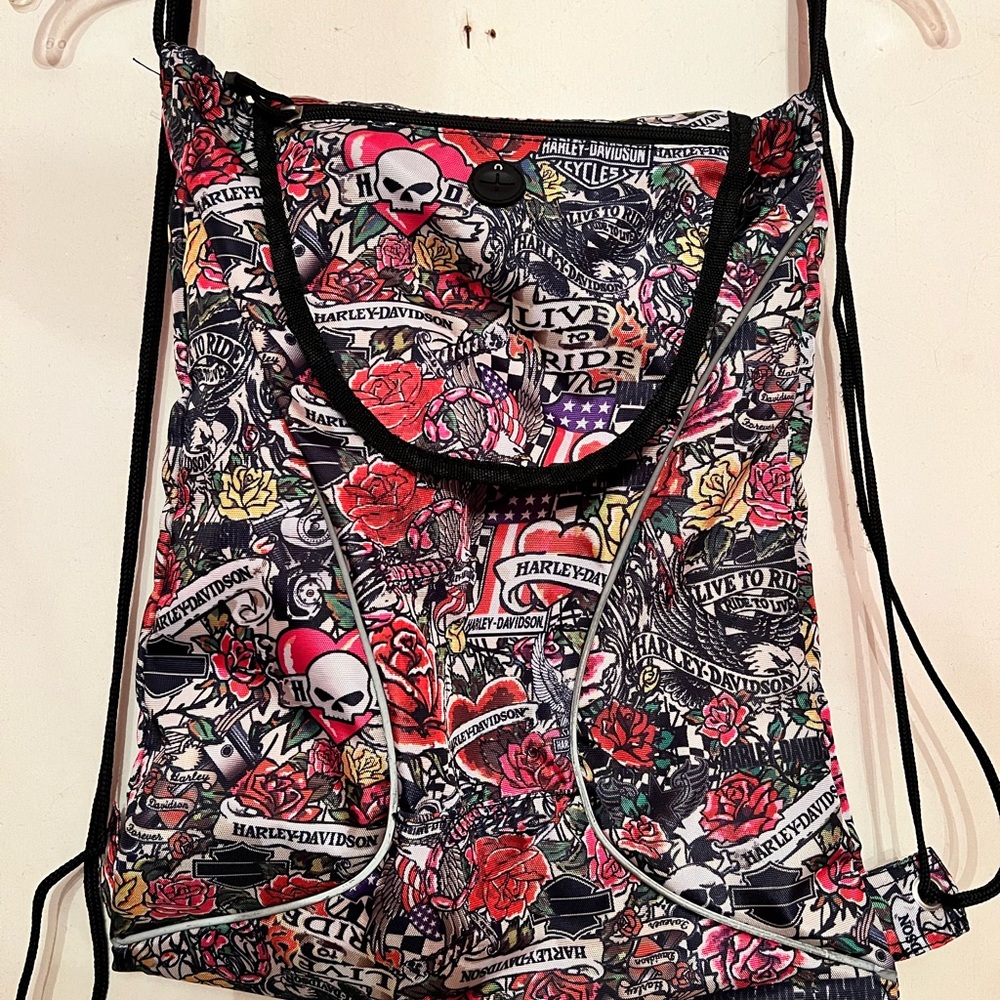 Harley-Davidson Red and Black Urban Backpack